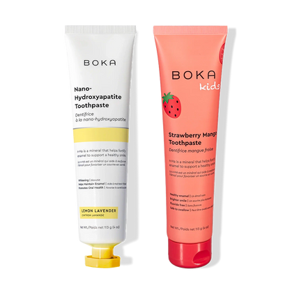 N-Ha Toothpaste 2-Pack with nano-hydroxyapatite to remineralize teeth for adults and kids.