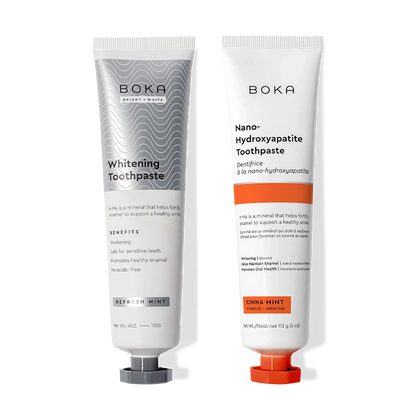 N-Ha Toothpaste 2-Pack with nano-hydroxyapatite to remineralize teeth and refresh your smile.